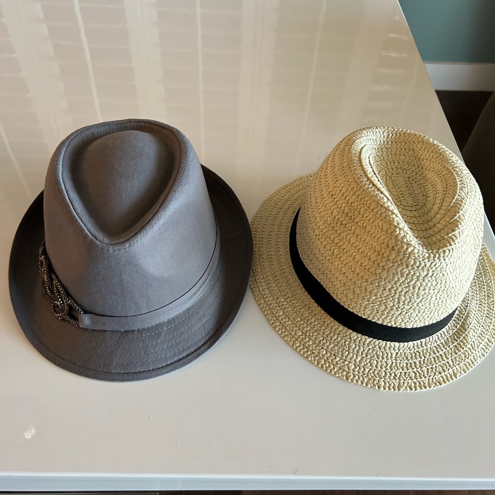 2 new fedora hats